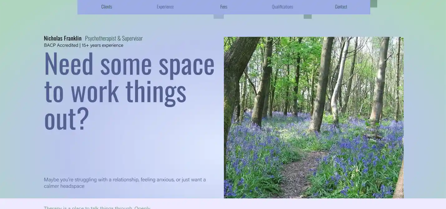 Franklin Psychotherapy website